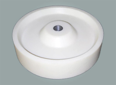 Шкив из фторопластового стержня