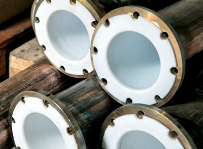 Трубопроводы с защитой из фторопласта