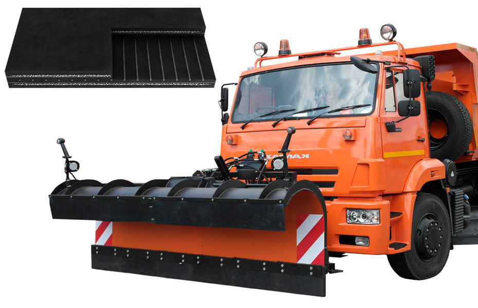 резина для отвала на снегоуборочной машине