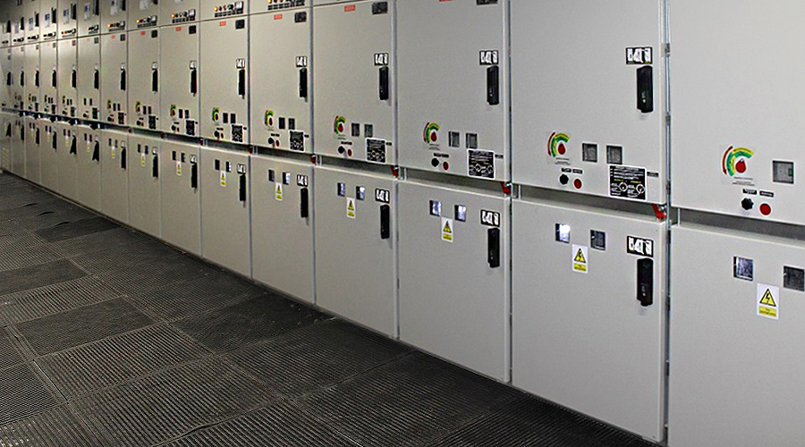 Диэлектрические ковры на электроподстанции